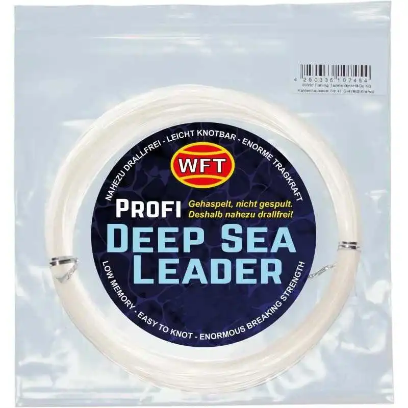 WFT KG Mono Deep Sea Leader Clear 1,00mm 72kg 50m 2 WFT KG Mono Deep Sea Leader Clear 1,00mm 72kg 50m