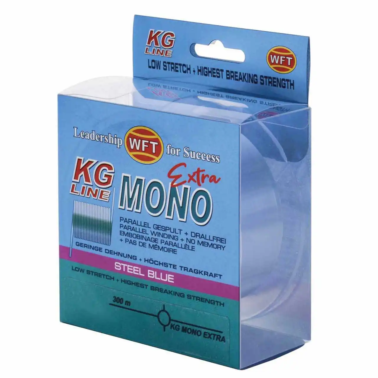 WFT KG Line Mono Extra Steel Blue 0,50mm 21,9kg 300m