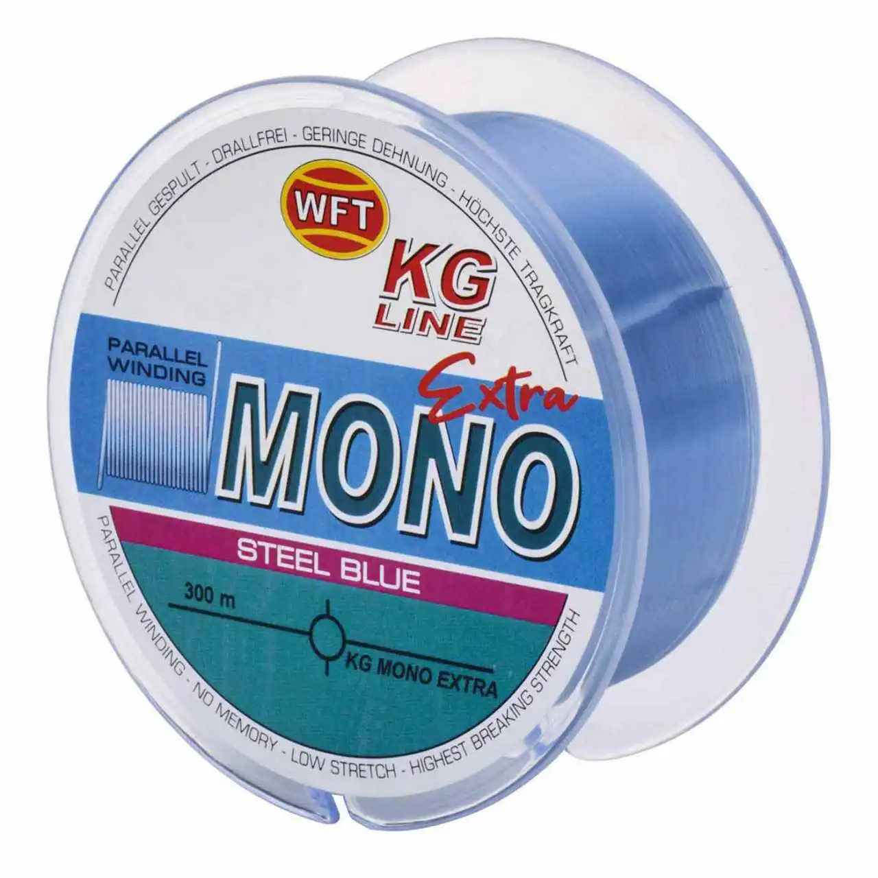 WFT KG Line Mono Extra Steel Blue 0,25mm 6,7kg 300m – Bild 2