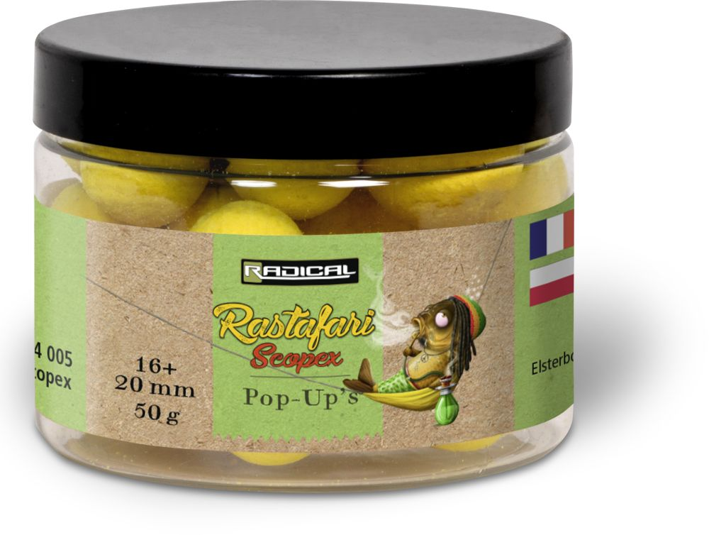 Radical Rastafari Scopex Pop Ups 16-20 Mm 50 G 3 Radical Rastafari Scopex Pop Ups 16-20 Mm 50 G