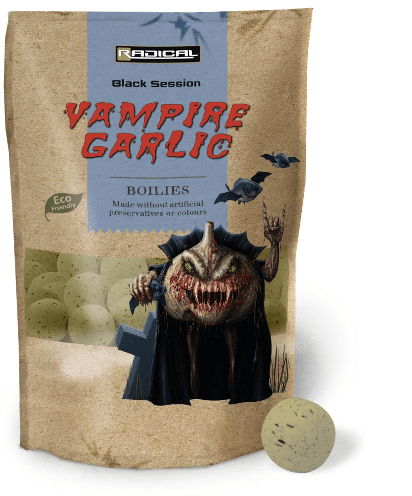Radical Vampire Garlic Boilies 20 Mm 1 Kg 3 Radical Vampire Garlic Boilies 20 Mm 1 Kg