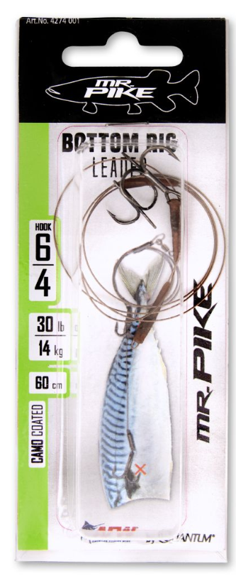 Quantum Mr. Pike Bottom Rig Leader 14 Kg Gr. 6-4 5 Quantum Mr. Pike Bottom Rig Leader 14 Kg Gr. 6-4 – Bild 3
