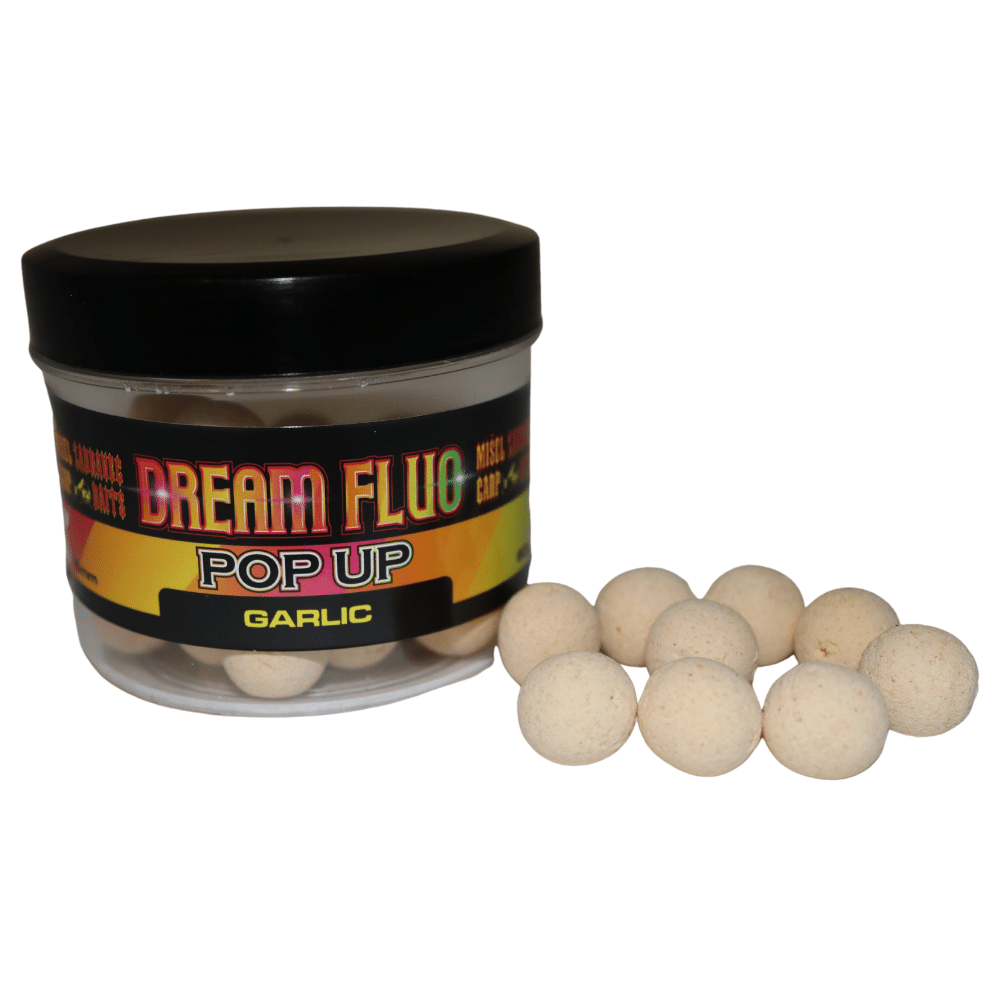 Zadravec Baits Dream Fluo Pop Up Garlic 16 Mm 60 G 3 Zadravec Baits Dream Fluo Pop Up Garlic 16 Mm 60 G