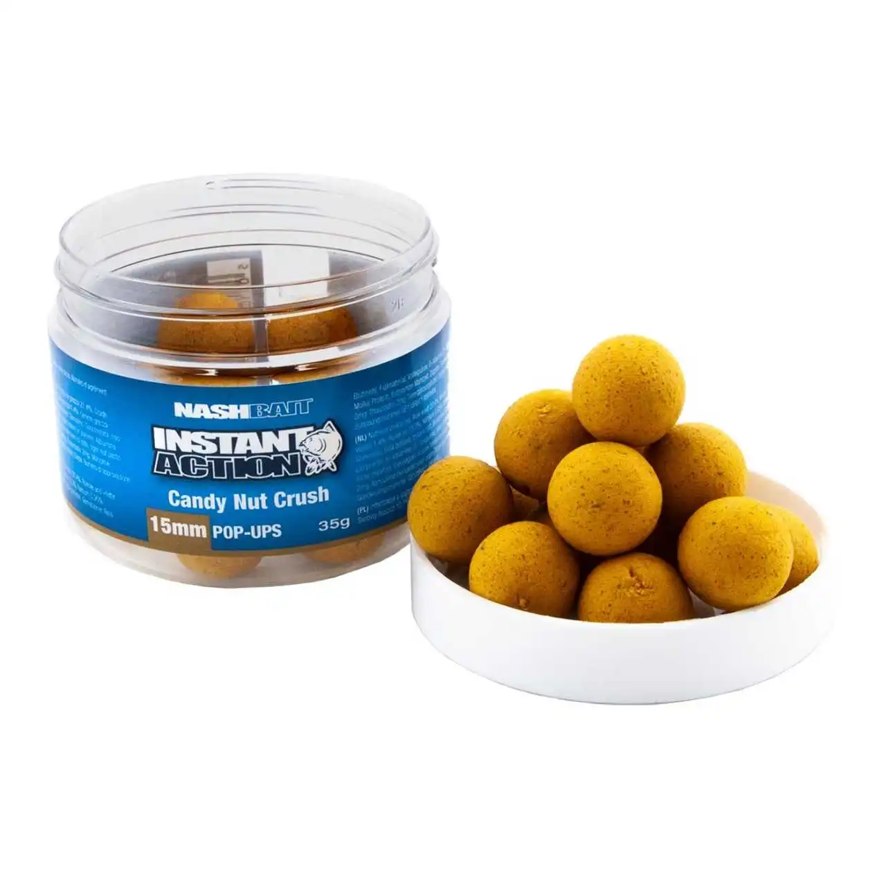 Nash Bait Candy Nut Crush Pop Ups 15mm 35g 3 Nash Bait Candy Nut Crush Pop Ups 15mm 35g