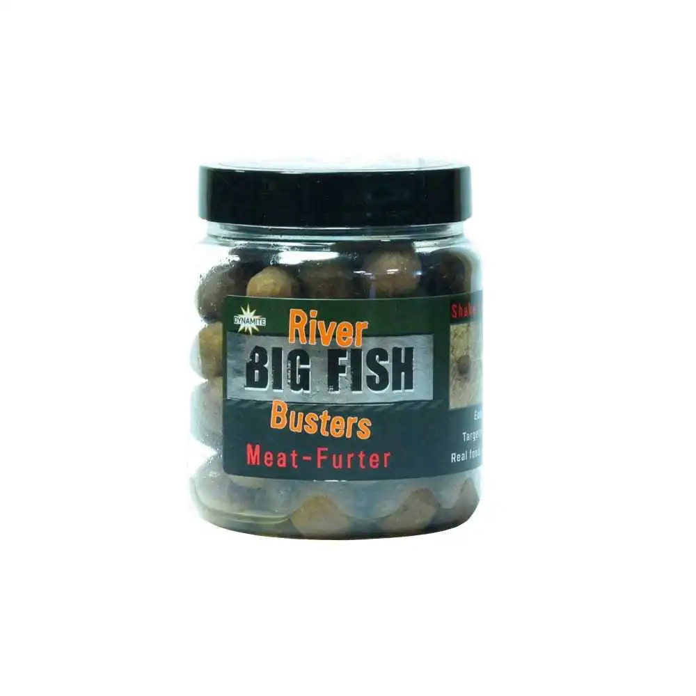 Dynamite Baits Big Fish River Busters Meat Furter 120g 3 Dynamite Baits Big Fish River Busters Meat Furter 120g