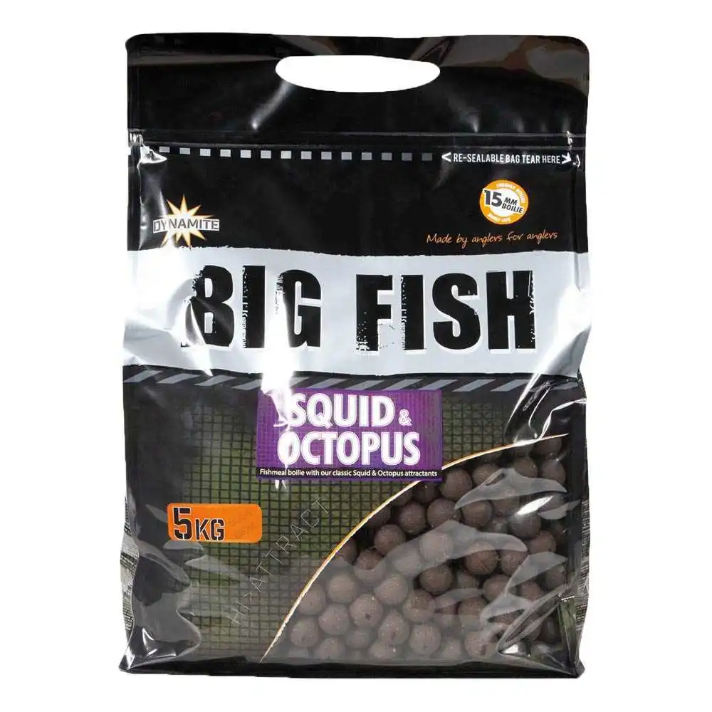 Dynamite Baits Big Fish Squid & Octopus Boilies 15mm 5kg 3 Dynamite Baits Big Fish Squid & Octopus Boilies 15mm 5kg