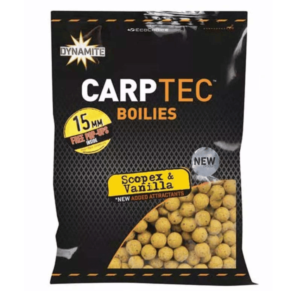 Dynamite Baits Carptec Scopex & Vanille 15 Mm 1 Kg 3 Dynamite Baits Carptec Scopex & Vanille 15 Mm 1 Kg