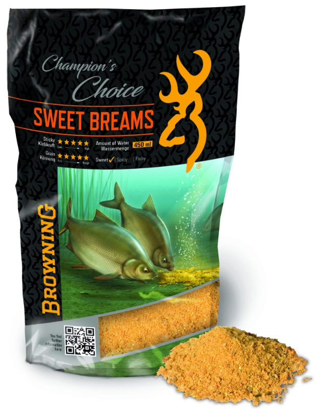 Browning Grundfutter Sweet Breams 1 Kg 3 Browning Grundfutter Sweet Breams 1 Kg