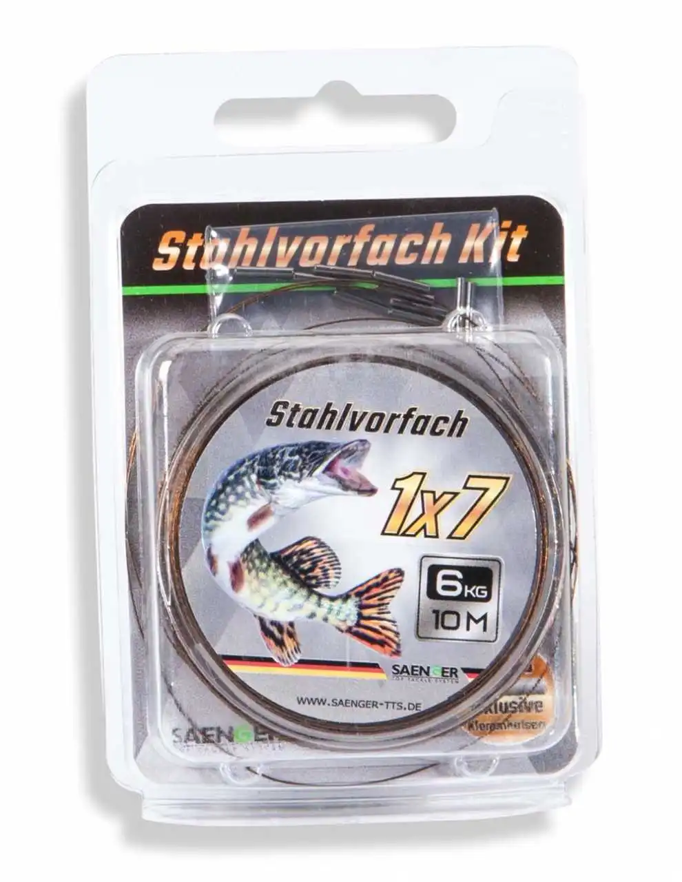 Sänger 1 X 7 Stahlvorfach Kit 10 Meter Tragkraft 9 Kg 3 Sänger 1 X 7 Stahlvorfach Kit 10 Meter Tragkraft 9 Kg