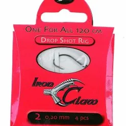 Iron Claw - One For All - Drop Shot Rig - 120cm Größe 2 4 Stück