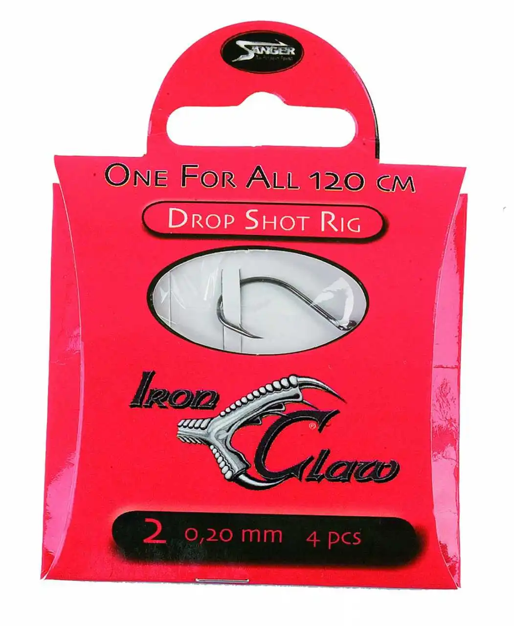 Iron Claw - One For All - Drop Shot Rig - 120cm Größe 2 4 Stück 3 Iron Claw - One For All - Drop Shot Rig - 120cm Größe 2 4 Stück