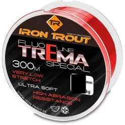 Iron Trout Trema Special 0,18 Mm 2,70 Kg 300 Meter Fluo Red