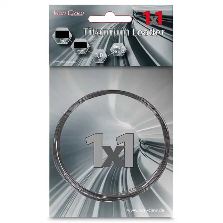 Iron Claw Titanium Leader 1X1 0,24 Mm 5 Kg 3 Meter 3 Iron Claw Titanium Leader 1X1 0,24 Mm 5 Kg 3 Meter