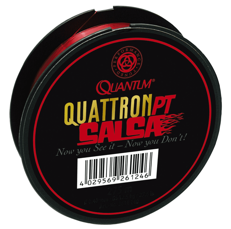 Quantum Quattron Salsa 0,30 Mm 7,70 Kg 275 Meter Transparent Rot 3 Quantum Quattron Salsa 0,30 Mm 7,70 Kg 275 Meter Transparent Rot