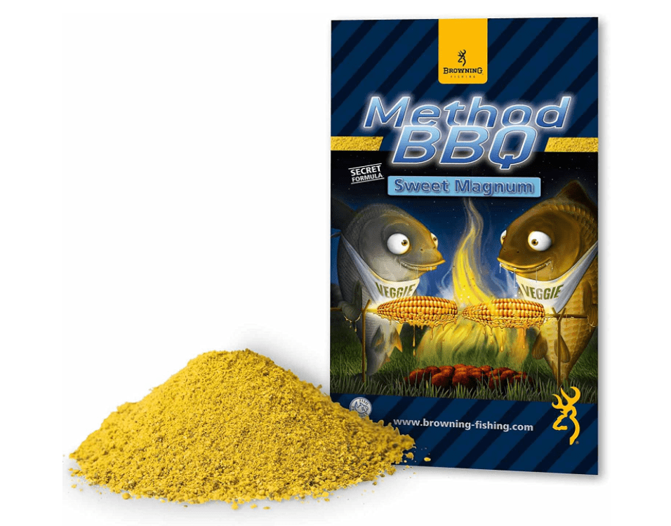 Browning Grundfutter Method BBQ Sweet Magnum 1 Kg 3 Browning Grundfutter Method BBQ Sweet Magnum 1 Kg